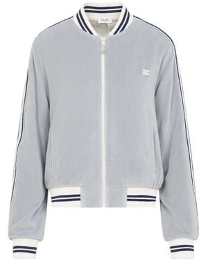Celine Teddy Tracksuit Triomphe Jacket - Blue