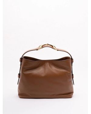 Gucci 'Horsebit' Handbag - Brown