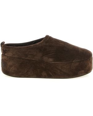 Balenciaga 'Alaska' Platform Mules - Brown