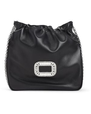 【送関込】Roger Vivier☆Pilgrim Pocket Mini Clutch Roger Vivier Pilgrim Pocket Black Leather Mini Clutch | ModeSens