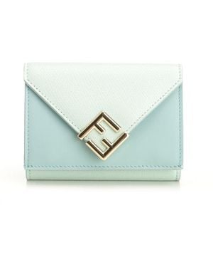 Fendi "Ff Diamonds" Wallet - Blue