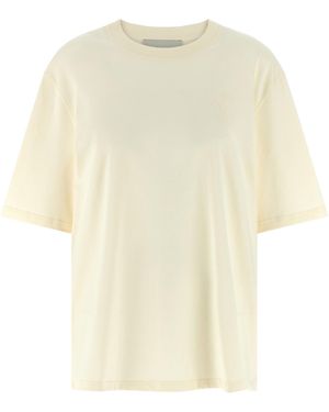 Ami Paris Cotton T-Shirt - Natural