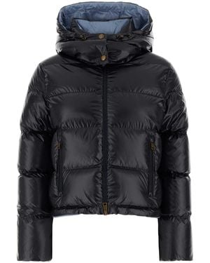 Moncler Midnight Nylon Niveole Down Jacket - Blue