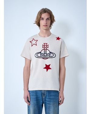 Vivienne Westwood Orb And Stars T-Shirt - White