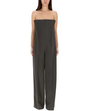 Jean Paul Gaultier Solid Strapless Jumpsuit - Black