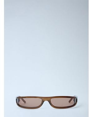 Rick Owens Fog Sunglasses - White