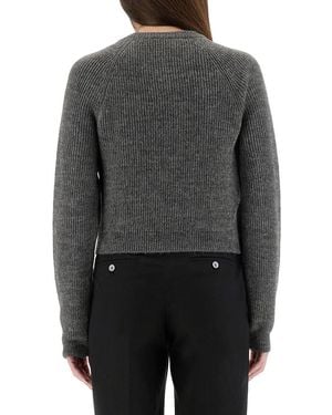 Moschino Cropped Shirt - Gray