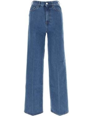TOTEME Denim Wide-Leg Jeans - Blue