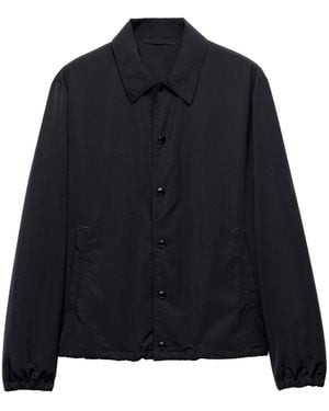Prada Wool Caban Coat - Black