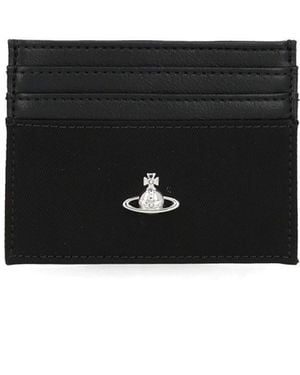 Vivienne Westwood Flat Card Holder - Black