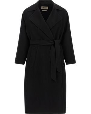Weekend by Maxmara 'Operoso' Dressing Gown Coat - Black