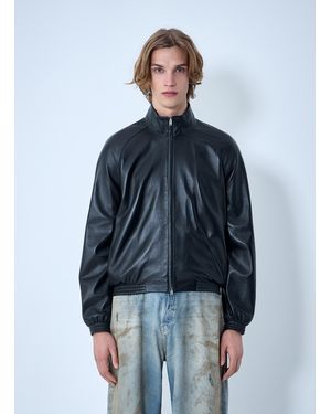 Acne Studios Leather Jacket - Blue