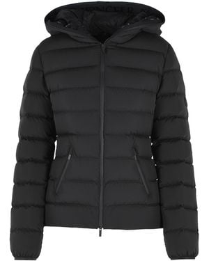 Moncler 'Herbes' Matt Polyester Down Jacket - Black