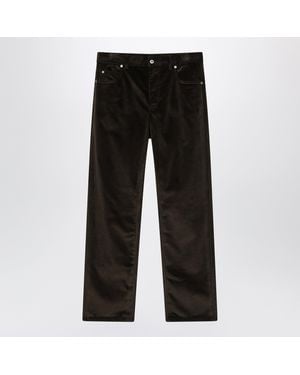 Loewe Cotton Corduroy Pants - Black