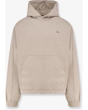 Roa Stretch Cotton Sweatshirt With Logo in White for Men | Lyst