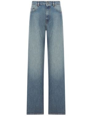 Miu Miu Regular Denim Jeans - Blue