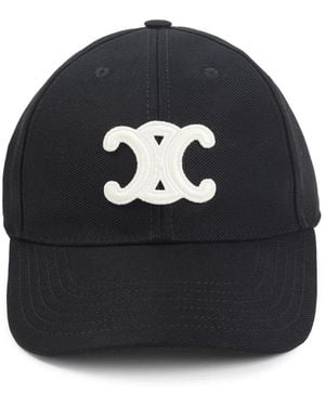 Celine Triomphe Baseball Cap - Black