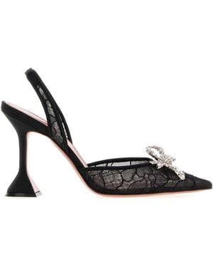 AMINA MUADDI Lace Rosie Pumps - Black