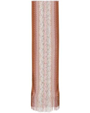 Missoni Zig-Zag Motif Viscose Scarf - Multicolor