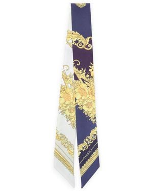 Versace Silk Bandeaux - Blue