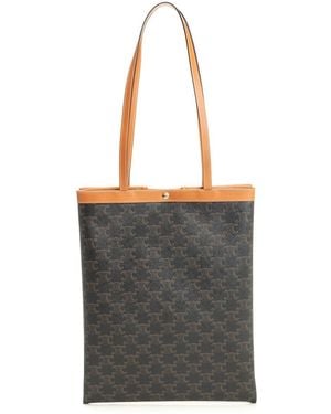 Celine Medium Flat Shopper - Gray