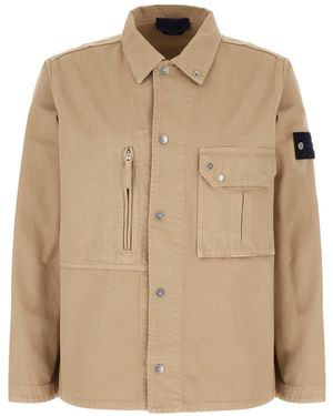 Stone Island Clothing Jackets - Natural