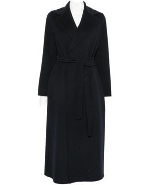 Max Mara Wool Long Coat - Black