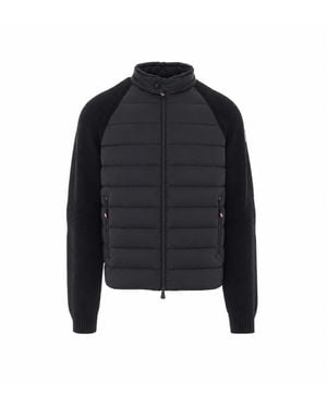Moncler Logo Tricot Cardigan - Black