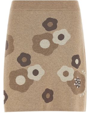 KENZO 'Hana Dots' Skirt - Brown