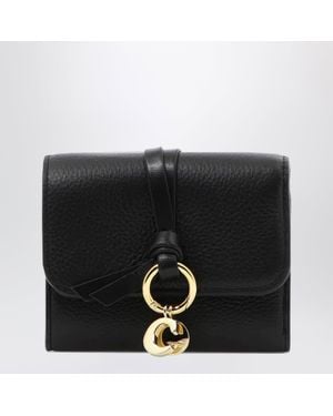 Chloé Small Alphabet Trifold Wallet - Black