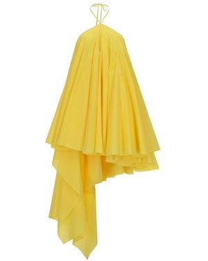 Jacquemus Asymmetric Trapeze Dress - Yellow