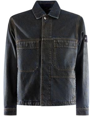 Stone Island Clothing Blazers E Gilets - Black