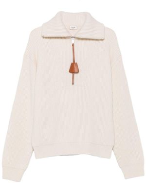 Celine Wool And Cashmere Sweater - White