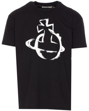 Vivienne Westwood ステンシルオーブTシャツホワイト 関税送料込 Vivienne Westwood Stencil Orb T Shirt White | Mainline