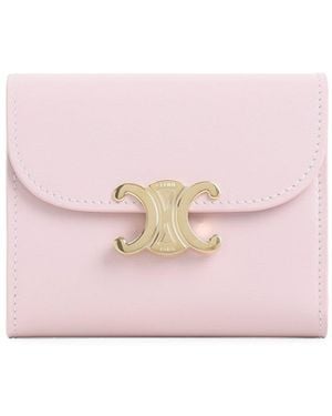Celine Small Flap Wallet - Pink