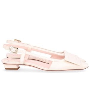 Roger Vivier Belle Vivier Slingback Ballet Flats - Pink