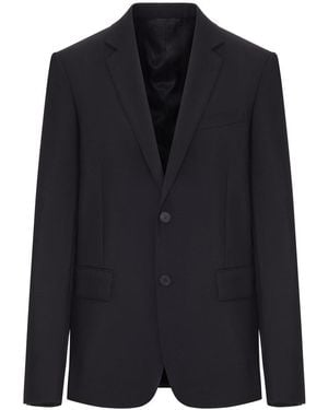 Fendi Mohair Blazer For Kids - Black