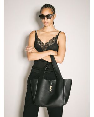 Saint Laurent Le 5 À 7 Bea Shoulder Bag - Black