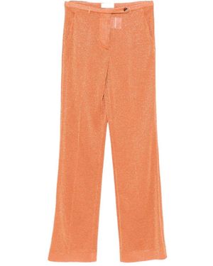 Miu Miu Lurex Pants - Orange