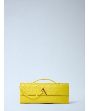 Bottega Veneta Long Andiamo Clutch - Yellow