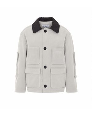Loewe Logo Heavy Jacket - Gray