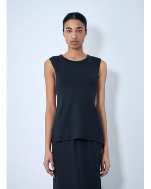 Rier Sleeveless Cotton Tank Top - Blue