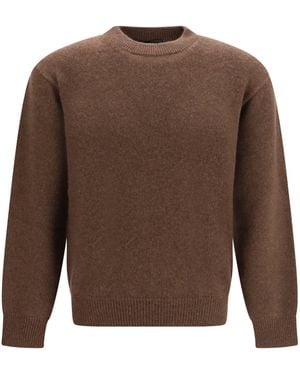 Prada Cashmere Crewneck Sweater - Brown