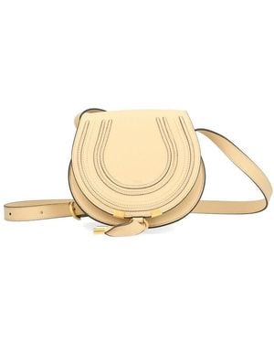 Chloé "Marcie" Shoulder Bag - Natural