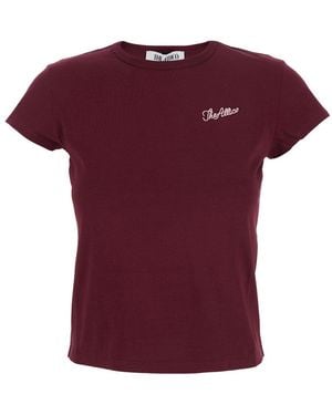 The Attico Light Jersey T-Shirt - Purple