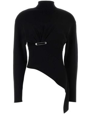 Lanvin Wool Blend Sweater - Black