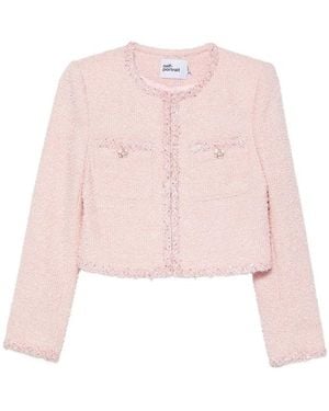 Self-Portrait Jackets - Pink