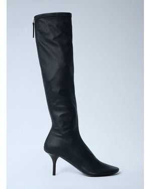 Acne Studios Knee-High Leather Boots - Blue