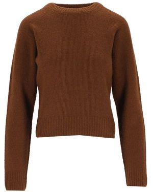Tom Ford Cashmere And Silk Sweater - Brown
