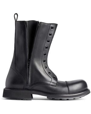 Balenciaga Lace-Up Boot - Black